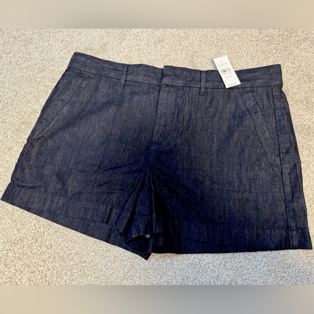 NWT LOFT denim shorts size 10